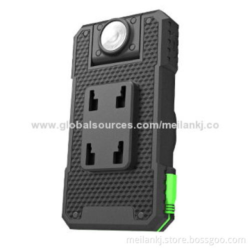 Water-resistant Power Bank with High Brightness LED Light, Suitable for Charging all Smart Devices